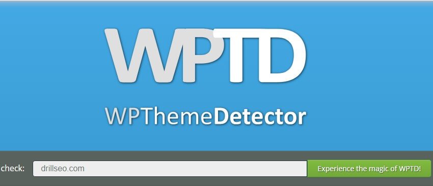 Wordpress theme detector