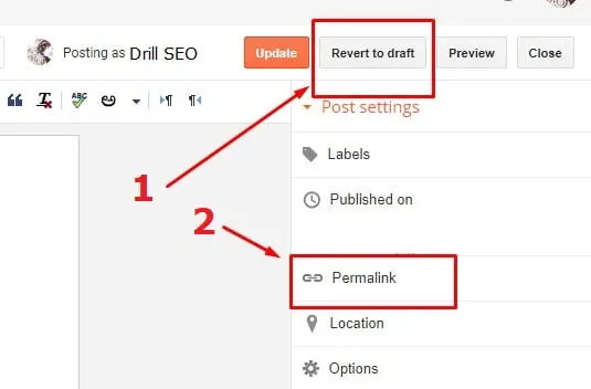 How to Change Permalink structure in Blogger | Custom permalink Blogspot