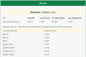 Small SEO Tools Website Page speed checker