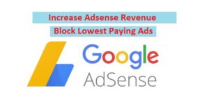 increase adsense revenue block low paying ads